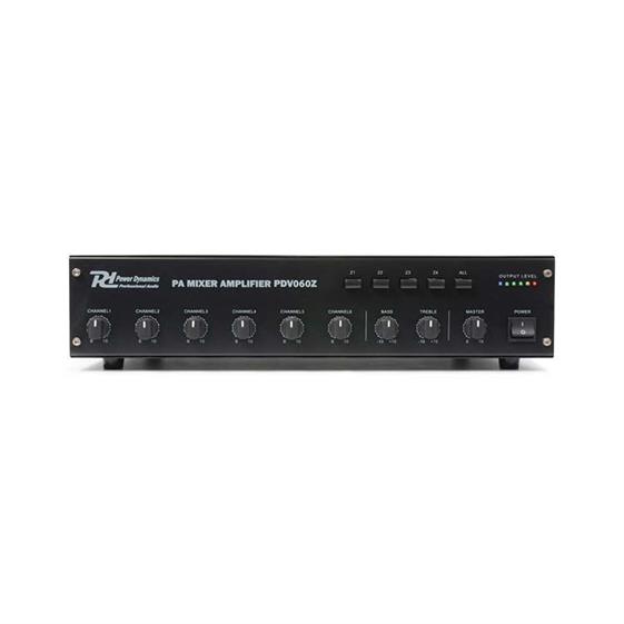 Power Dynamics PDV060Z 60W/100V 4-Zone Amplifier