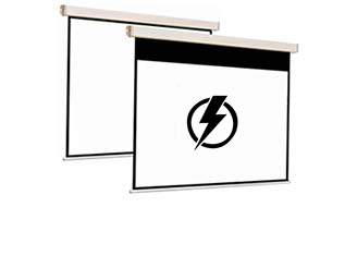 Wall or Ceiling Mounting Electrical Operated Projection Screens