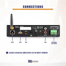 Power Dynamics WT240A WiFi Stereo Amplifier