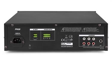 Power Dynamics PPA50 50W/100V Mixer-Amplifier