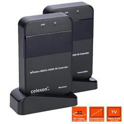 Celexon Expert Wireless HDMI-set WHD30M - 4K